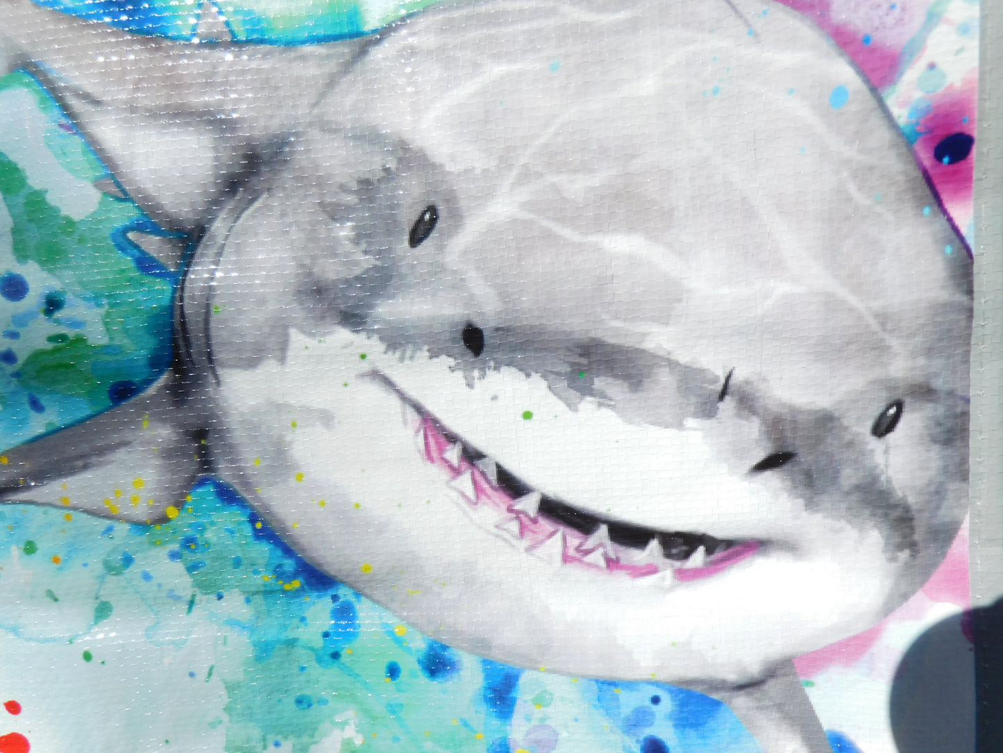 Reuseable Shark Bag made from Recycled Material