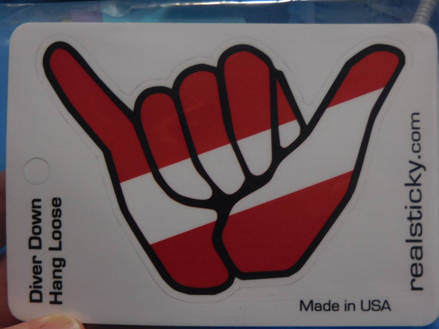 Diver Down Dive Stickers - Various Styles Available