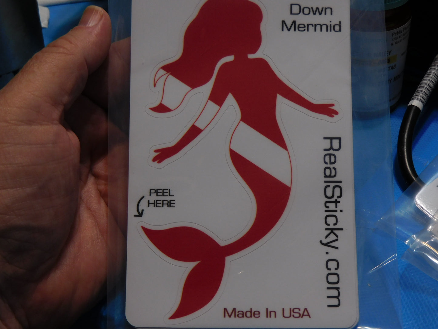 Mermaid Dive Sticker