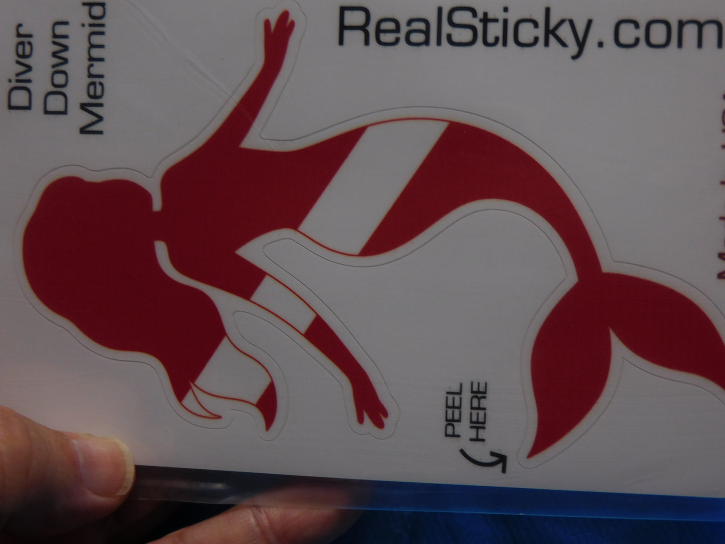 Mermaid Dive Sticker