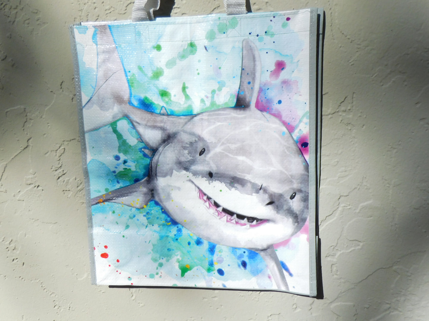 Reuseable Shark Bag made from Recycled Material